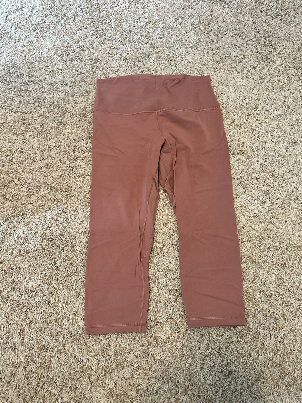 Lululemon Align High Rise Crop 21" - Size 12 - Rose Brier